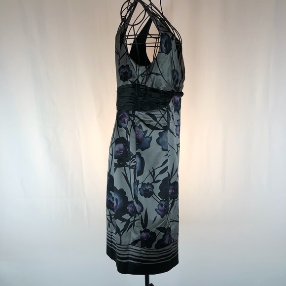 Jones New York silk floral sleeveless dress 12P - Picture 5 of 8